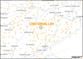 map of ‘Izbat ‘Abd Allāh