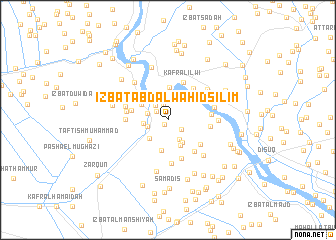 map of ‘Izbat ‘Abd al Wāḩid Silīm