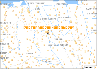 map of ‘Izbat ‘Abd ar Raḩmān ‘Andarūs