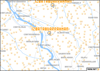 map of ‘Izbat ‘Abd ar Raḩmān