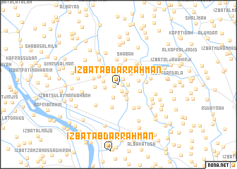 map of ‘Izbat ‘Abd ar Raḩmān
