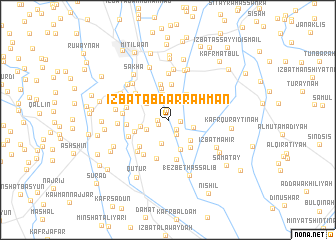 map of ‘Izbat ‘Abd ar Raḩmān