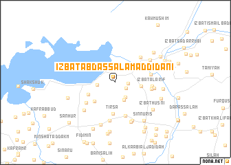 map of ‘Izbat ‘Abd as Salām ad Dīdānī