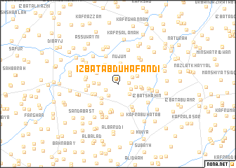 map of ‘Izbat ‘Abduh Afandī