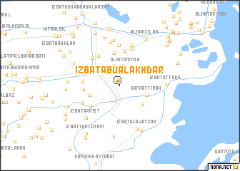 map of ‘Izbat Abū al Akhḑar