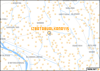 map of ‘Izbat Abū al Kanāyis