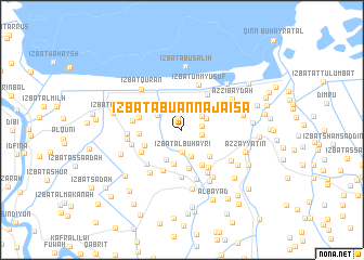 map of ‘Izbat Abū an Najā ‘Īsá