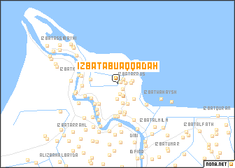 map of ‘Izbat Abū ‘Aqqādah