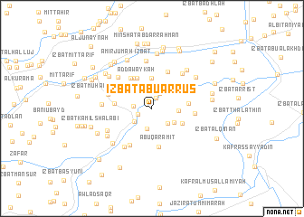 map of ‘Izbat Abū ar Rūs