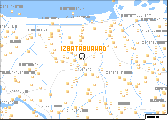 map of ‘Izbat Abū ‘Awaḑ