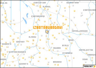 map of ‘Izbat Abū Badawī