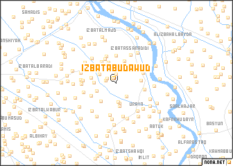 map of ‘Izbat Abū Dāwūd