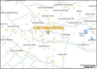 map of ‘Izbat Abū Farrāj