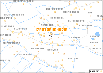 map of ‘Izbat Abū Gharīb