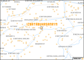 map of ‘Izbat Abū Ḩasanayn