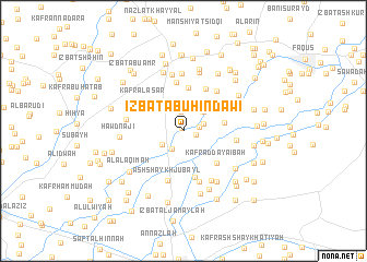 map of ‘Izbat Abū Hindāwī