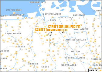 map of ‘Izbat Abū Ḩusayn