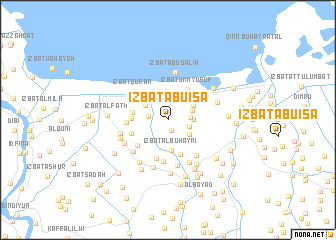 map of ‘Izbat Abū ‘Īsá