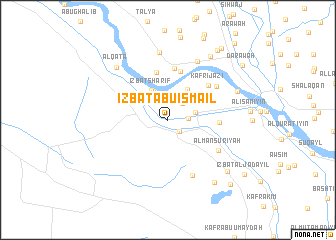 map of ‘Izbat Abū Ismā‘īl