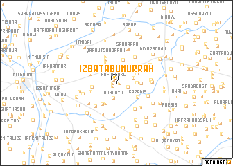 map of ‘Izbat Abū Murrah