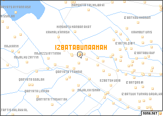 map of ‘Izbat Abū Na‘āmah