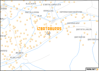 map of ‘Izbat Abū Rās