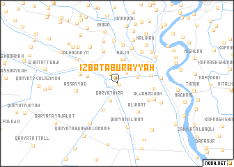 map of ‘Izbat Abū Rayyah