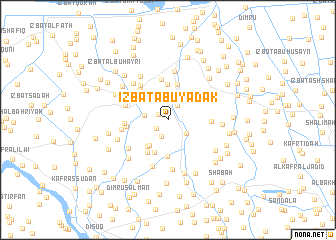 map of ‘Izbat Abū Yadak