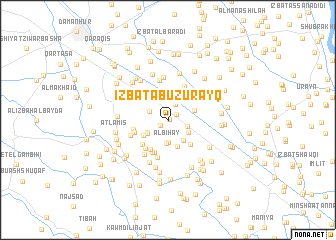 map of ‘Izbat Abū Zurayq