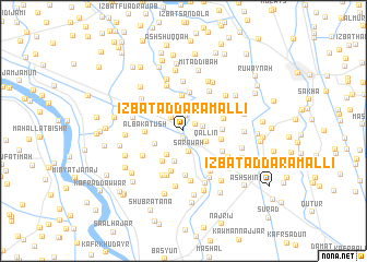 map of ‘Izbat ad Daramallī