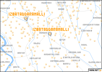 map of ‘Izbat ad Daramallī