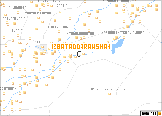 map of ‘Izbat ad Darāwshah