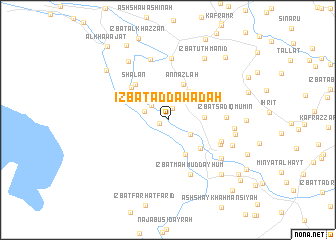 map of ‘Izbat ad Dawādah