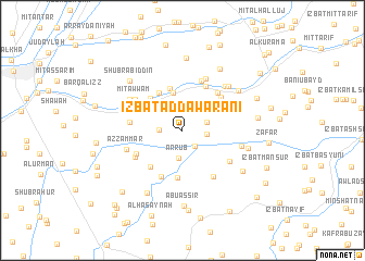 map of ‘Izbat ad Dawarānī