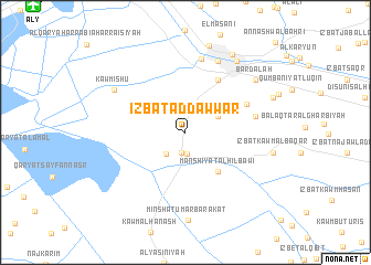 map of ‘Izbat ad Dawwār