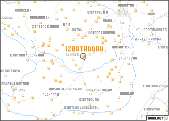 map of ‘Izbat aḑ Ḑaw