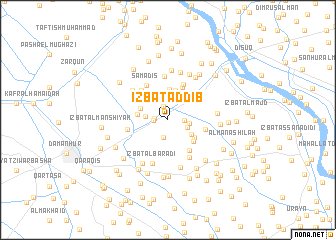 map of ‘Izbat ad Dīb