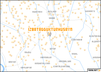 map of ‘Izbat ad Duktūr Ḩusayn