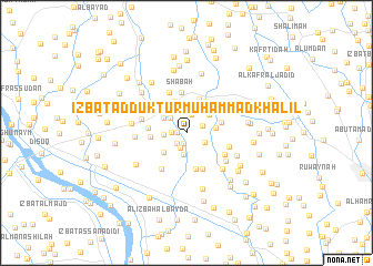 map of ‘Izbat ad Duktūr Muḩammad Khalīl