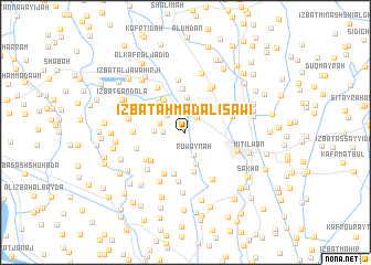 map of ‘Izbat Aḩmad al ‘Īsawī