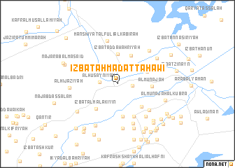 map of ‘Izbat Aḩmad aţ Ţaḩāwī