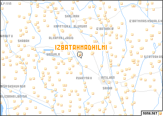 map of ‘Izbat Aḩmad Ḩilmī