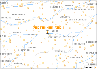 map of ‘Izbat Aḩmad Ismā‘īl