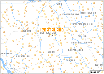 map of ‘Izbat al ‘Abd