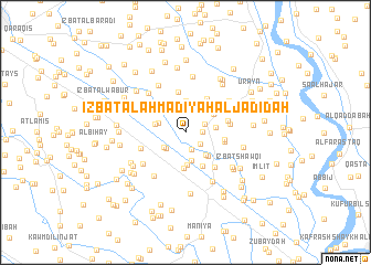 map of ‘Izbat al Aḩmadīyah al Jadīdah