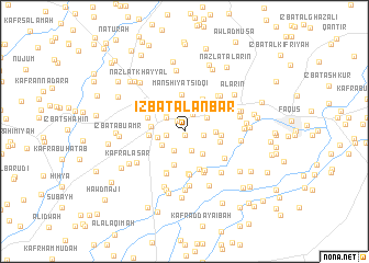 map of ‘Izbat al ‘Anbar