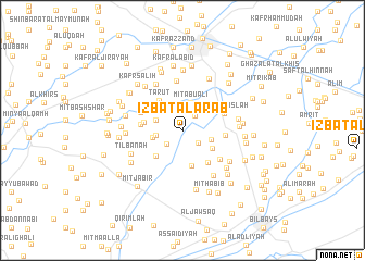 map of ‘Izbat al ‘Arab