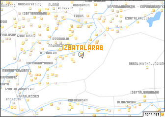 map of ‘Izbat al ‘Arab