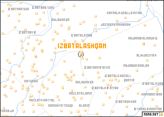 map of ‘Izbat al Ashqam