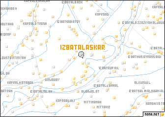map of ‘Izbat al ‘Askar
